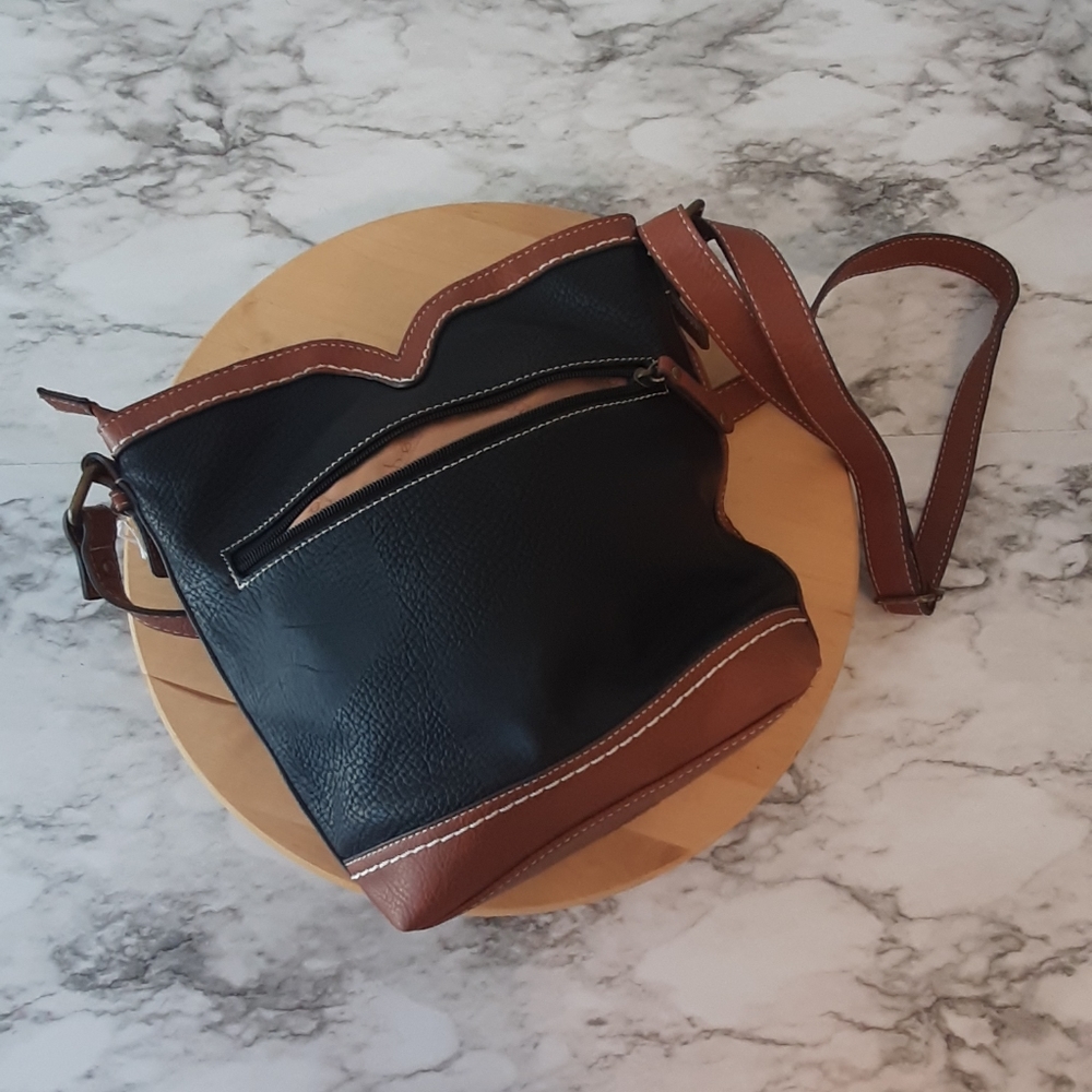 B.O.C. bohoiam crossbody wicker leather bag - Picture 7 of 11